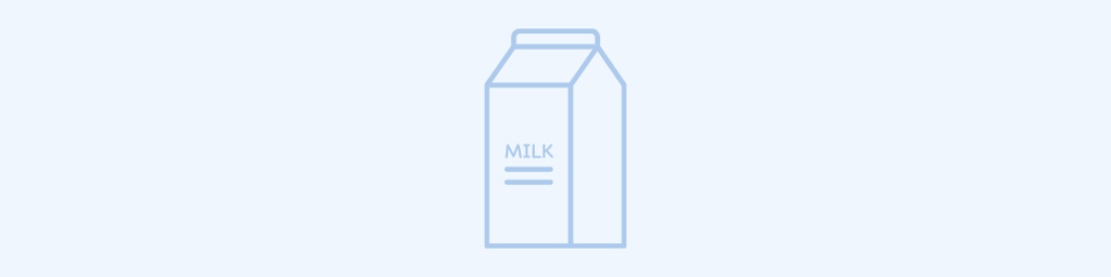 Milk carton - Icon blue